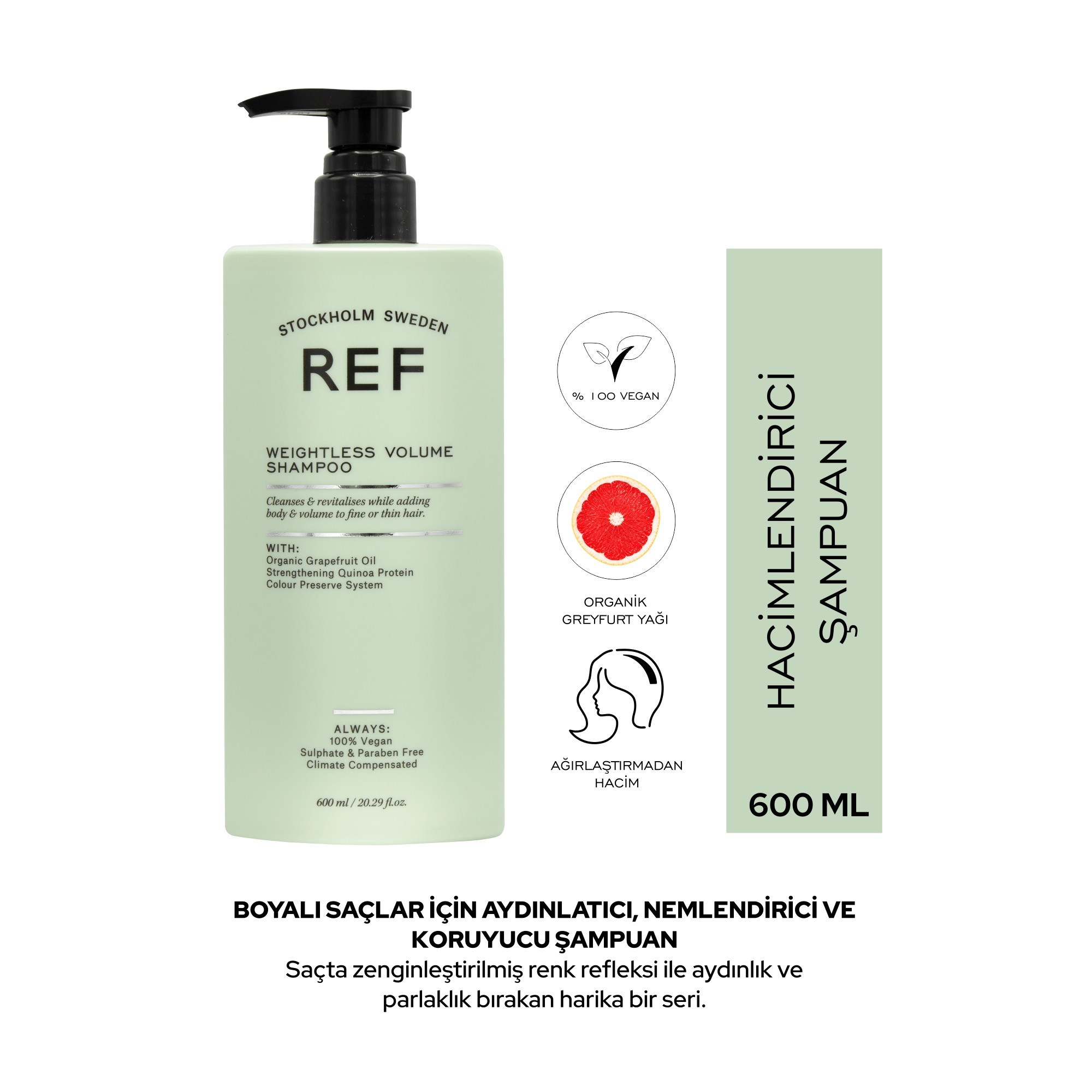 Weightless Volume Shampoo 600 ml
