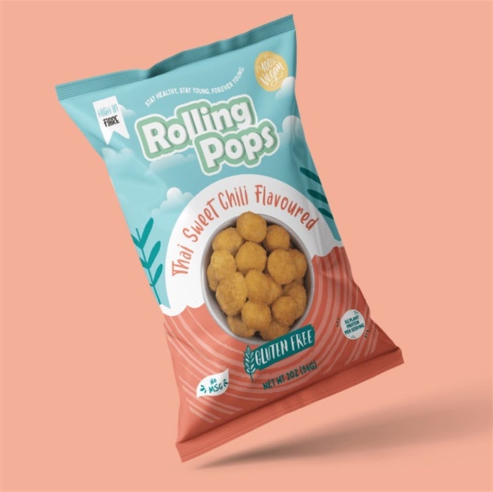 Rolling Pops Glutensiz Chili Soslu Cips 56gr