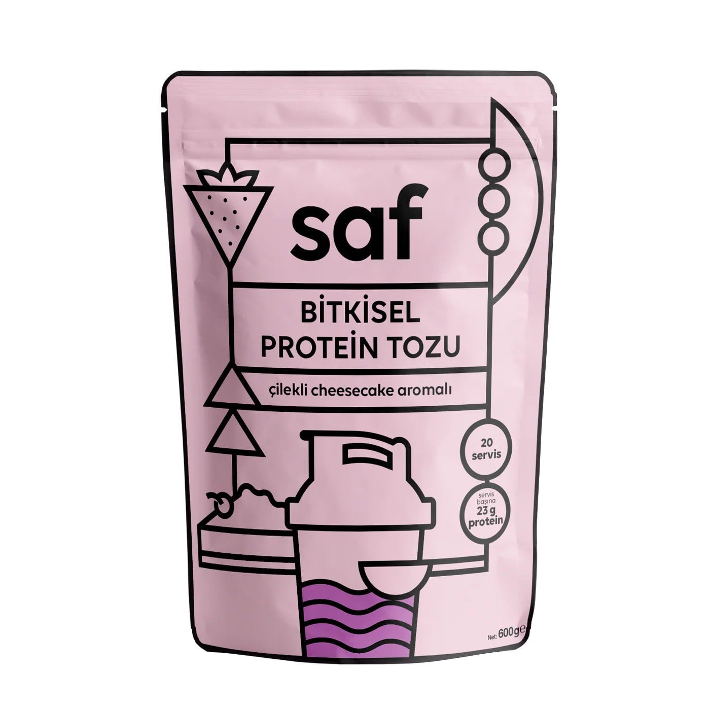 Strawberry Cheesecake Simple Protein Mix 600gr