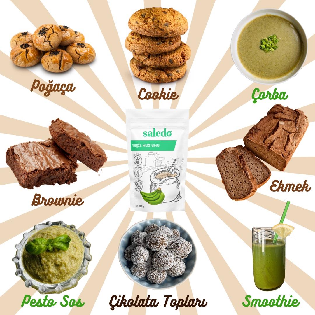 Yeşil Muz Unu 300gr