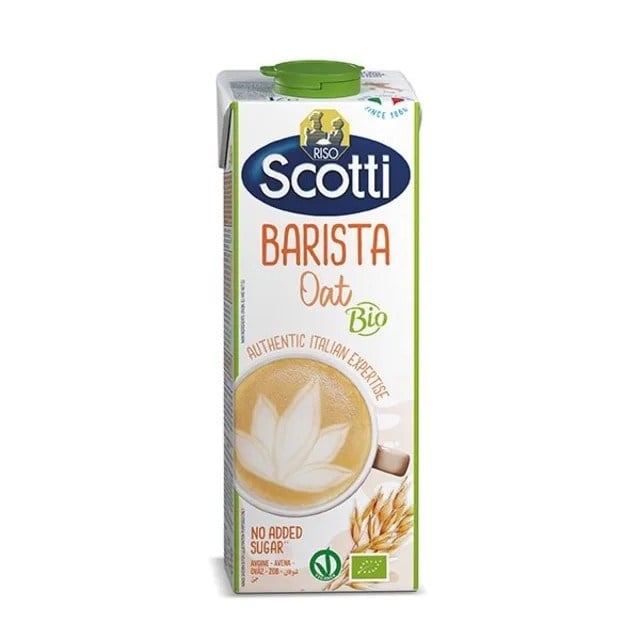 Scotti Bio Şekersiz Barista Yulaf Sütü 1lt