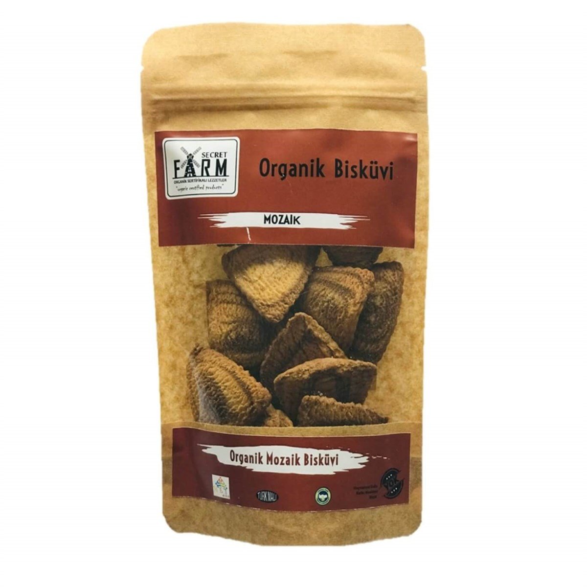 Organik Mozaik Bisküvi 100gr