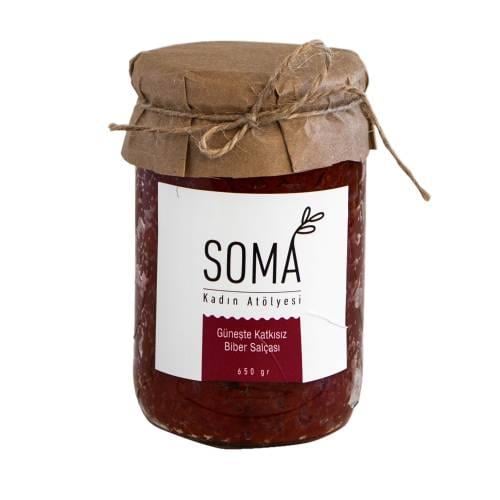 Güneşte Kurutulmuş Tatlı Biber Salçası Katkısız Ev Yapımı 650gr