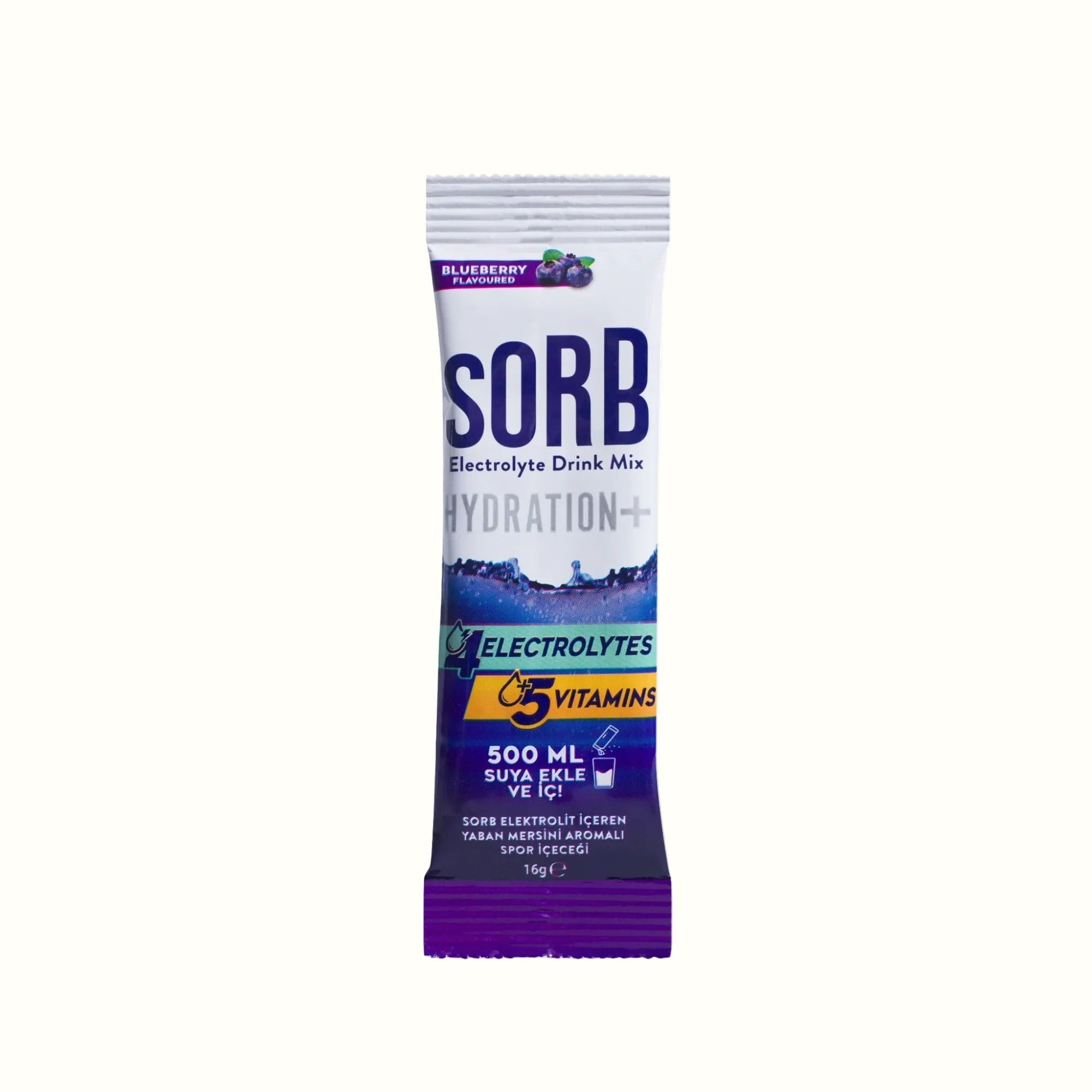 Sorb Electrolyte Drink Mix 16gr x 10 Adet - Yaban Mersini
