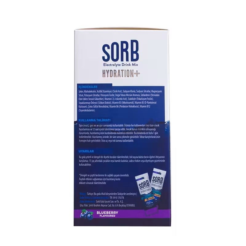 Sorb Electrolyte Drink Mix 16gr x 10 Adet - Yaban Mersini