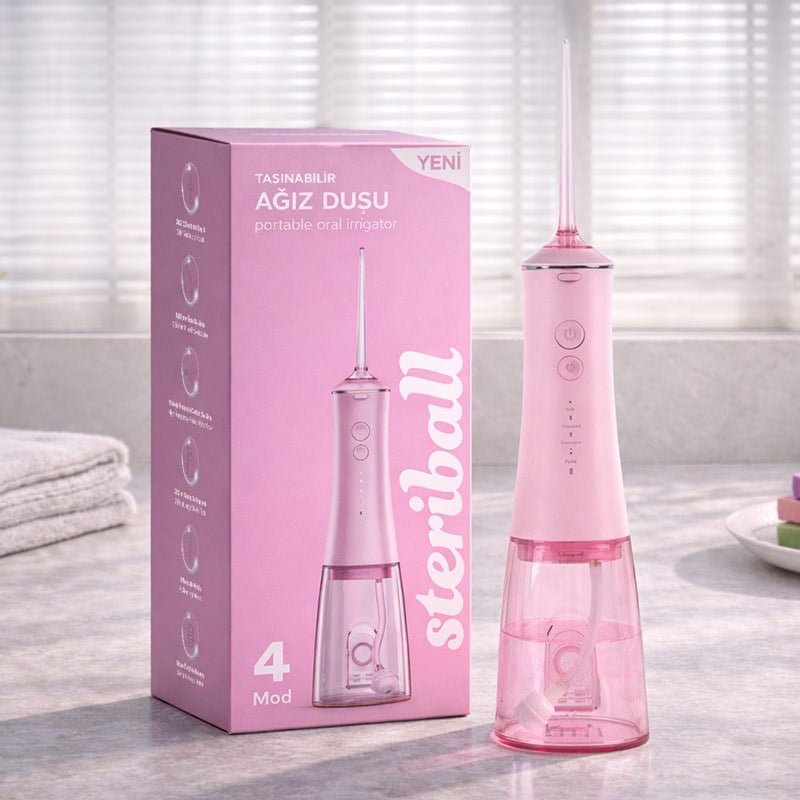 Steriball Oral Irrigator Ağız Duşu - Pembe