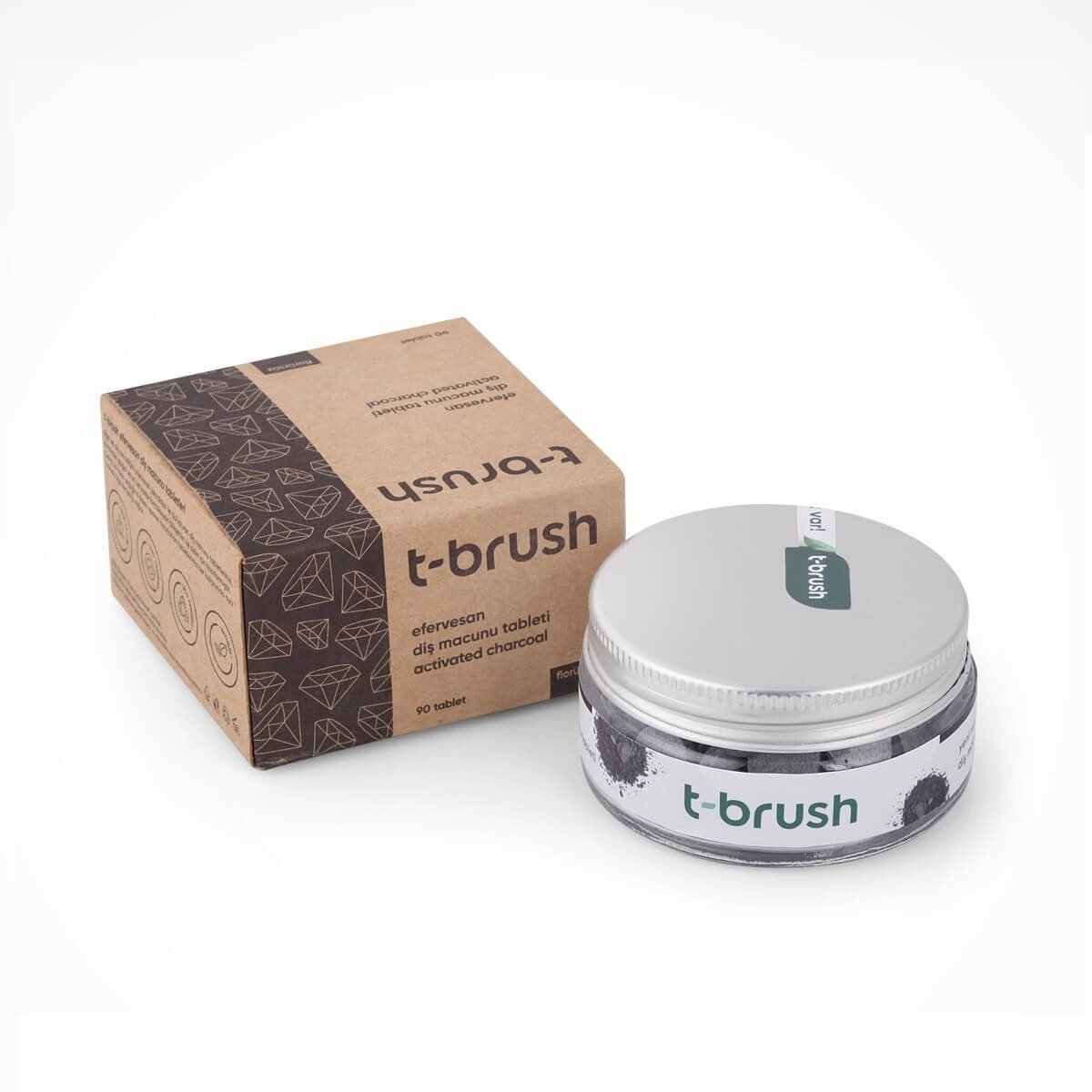 Activated Charcoal Diş Macunu Tableti