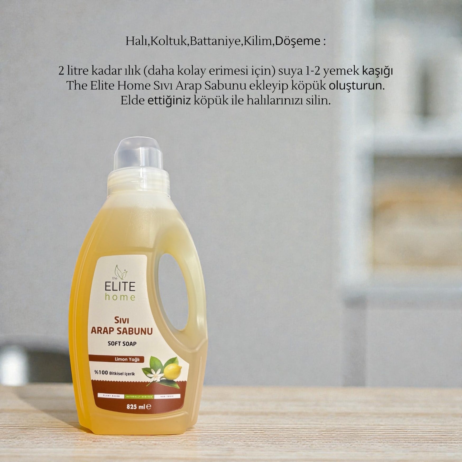 Sıvı Arap Sabunu 825ml - Limon Yağlı