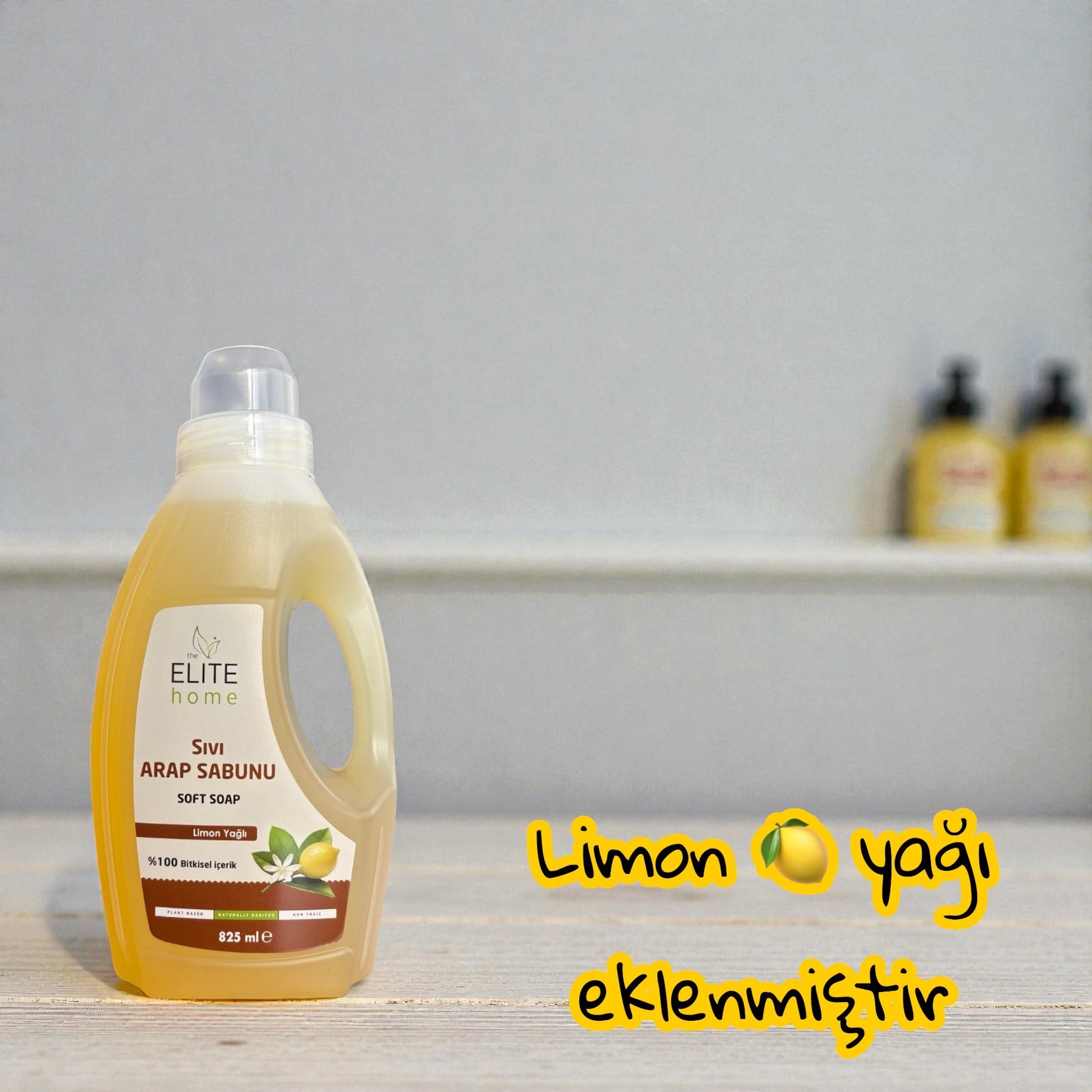 Sıvı Arap Sabunu 825ml - Limon Yağlı