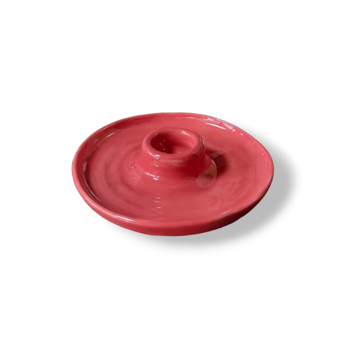 Seramik Palo Santo Tütsülük - Tabak Kırmızı