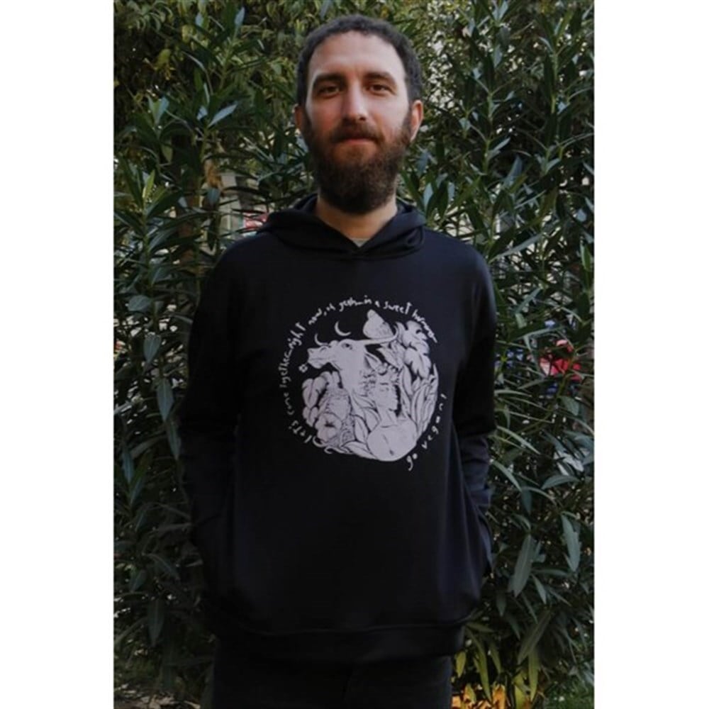 Siyah Hoodie - Sweet Harmony