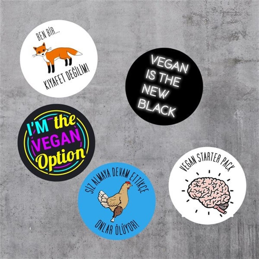 Sticker - 5 Adet