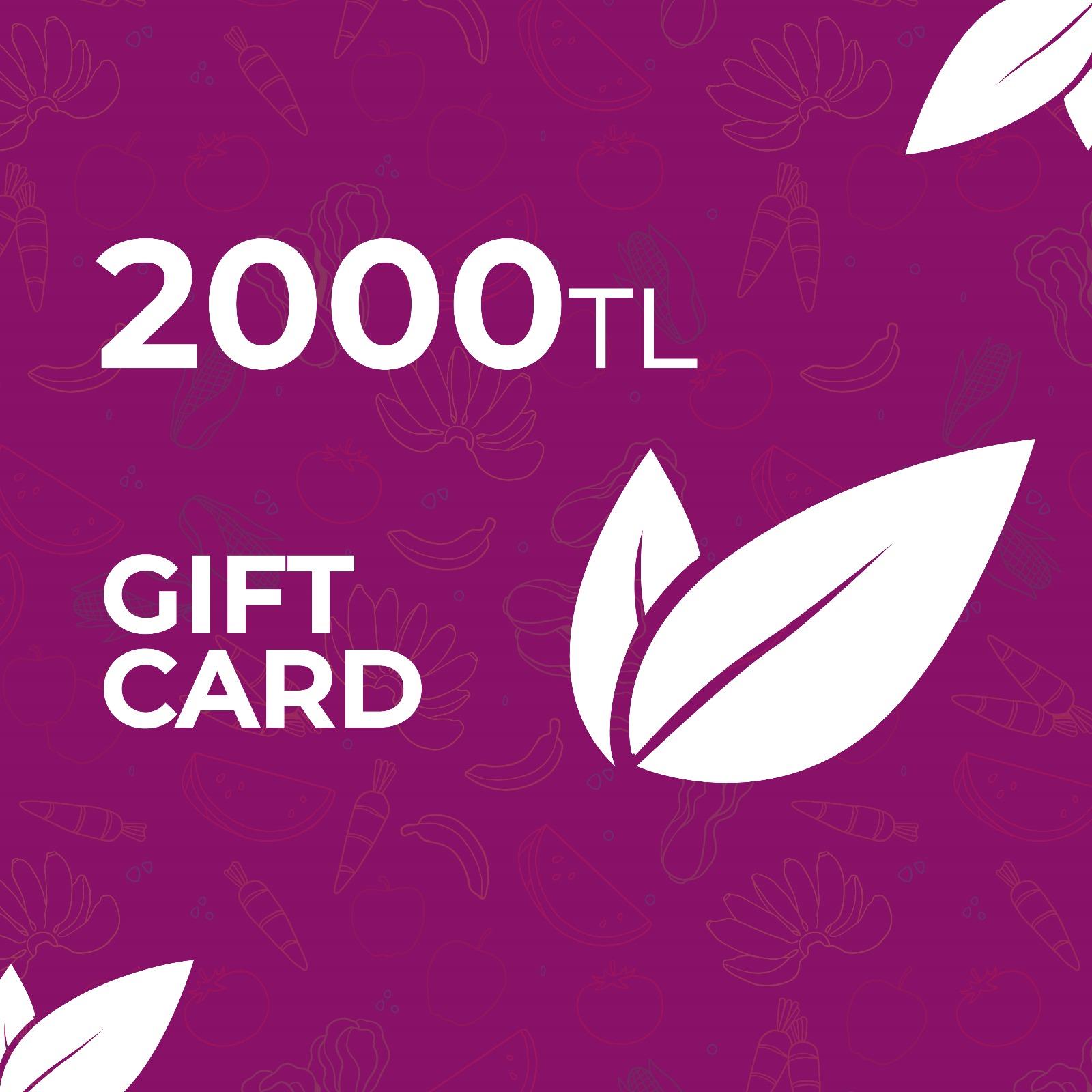 Vegan Bakkal Hediye Çeki 2000tl