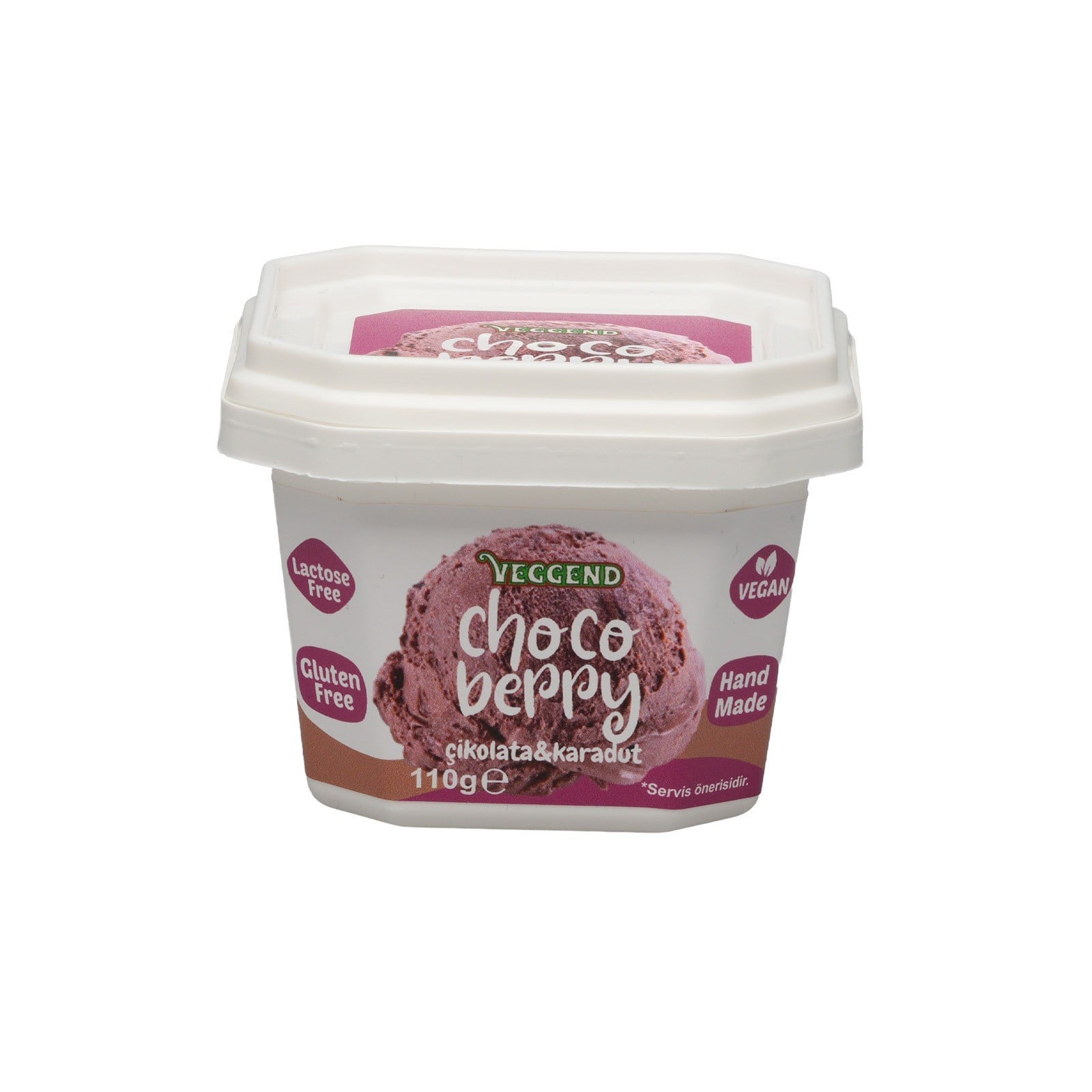 Veggend Choco Berry Dondurulabilir Tatlı 110gr