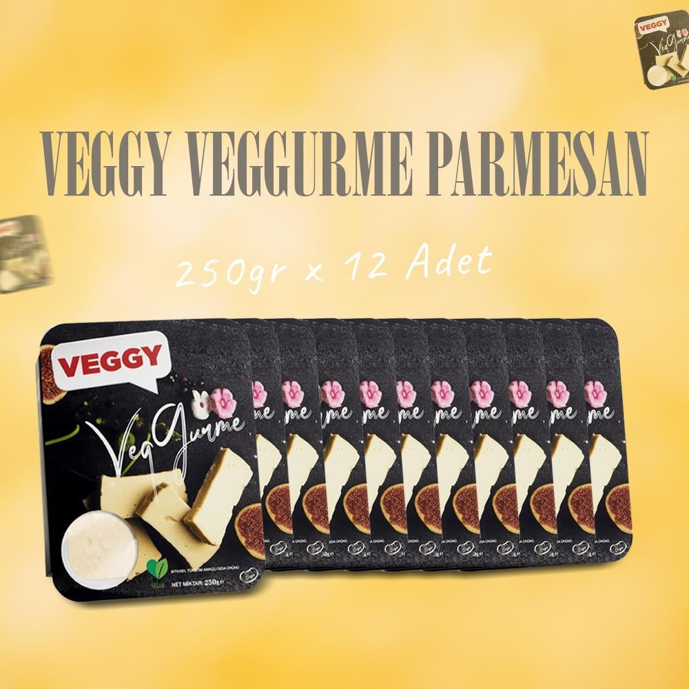 Veggy VegGurme Parmesan 250gr x 12 Adet