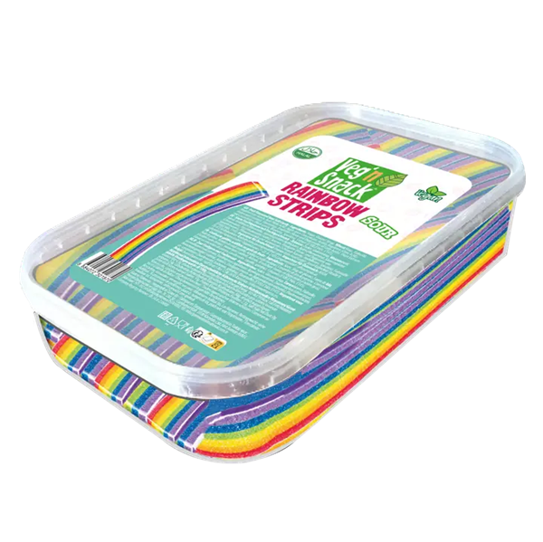 Veg'n Snack Gökkuşağı Yumuşak Şeker Çubukları 200gr