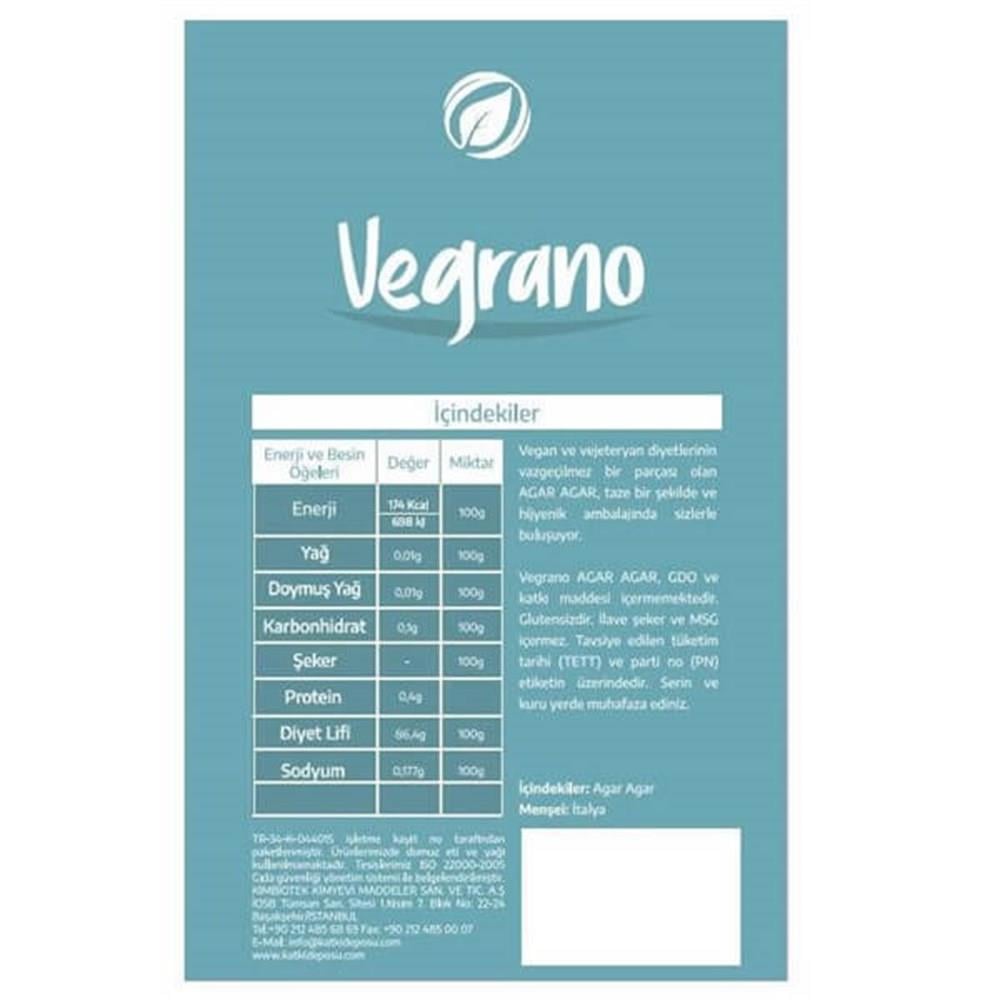 Vegrano Agar Agar 100gr