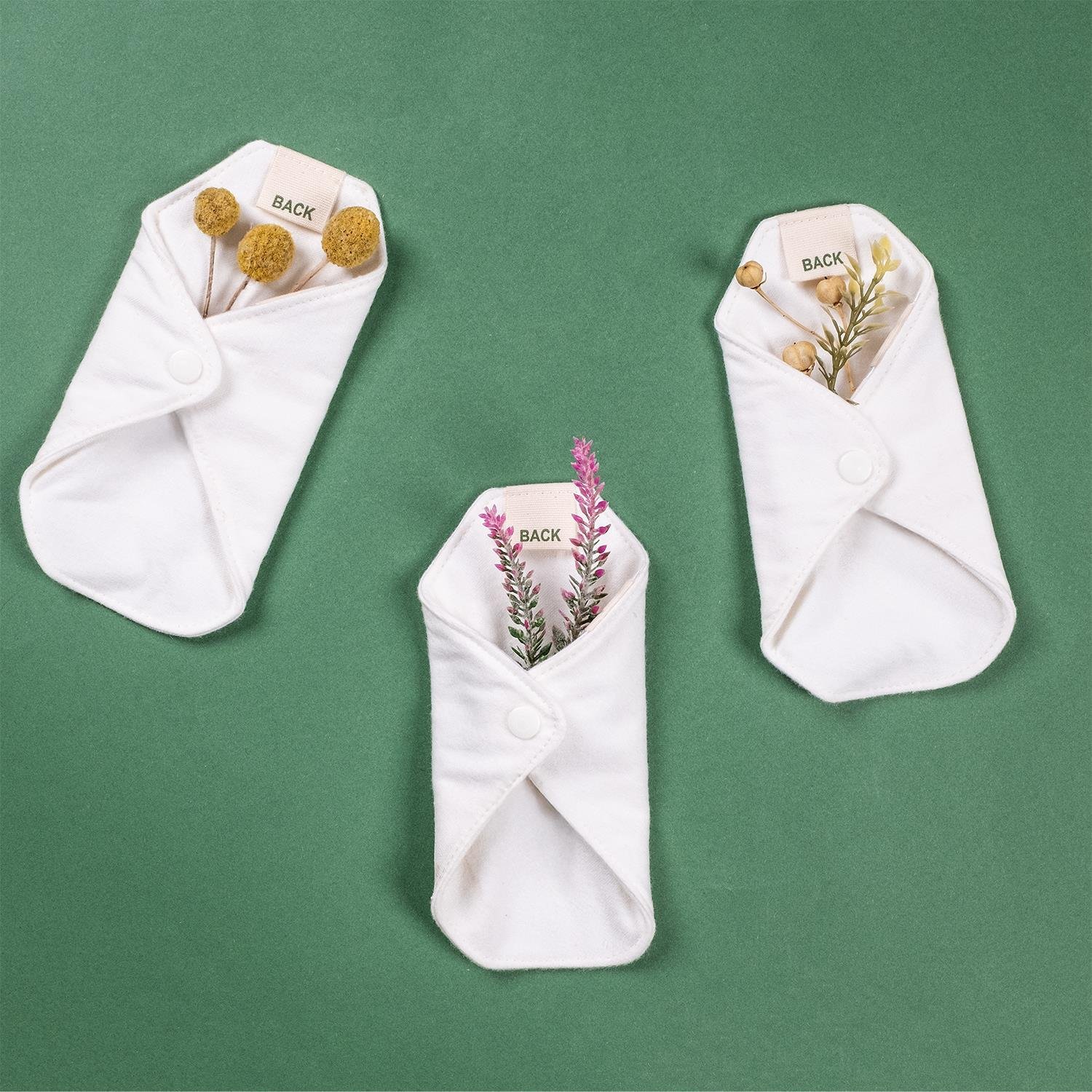 WellPad Organic Tekrar Kullanılabilir Hijyen ve İdrar Kaçırma Pedi - Günlük 3'lü