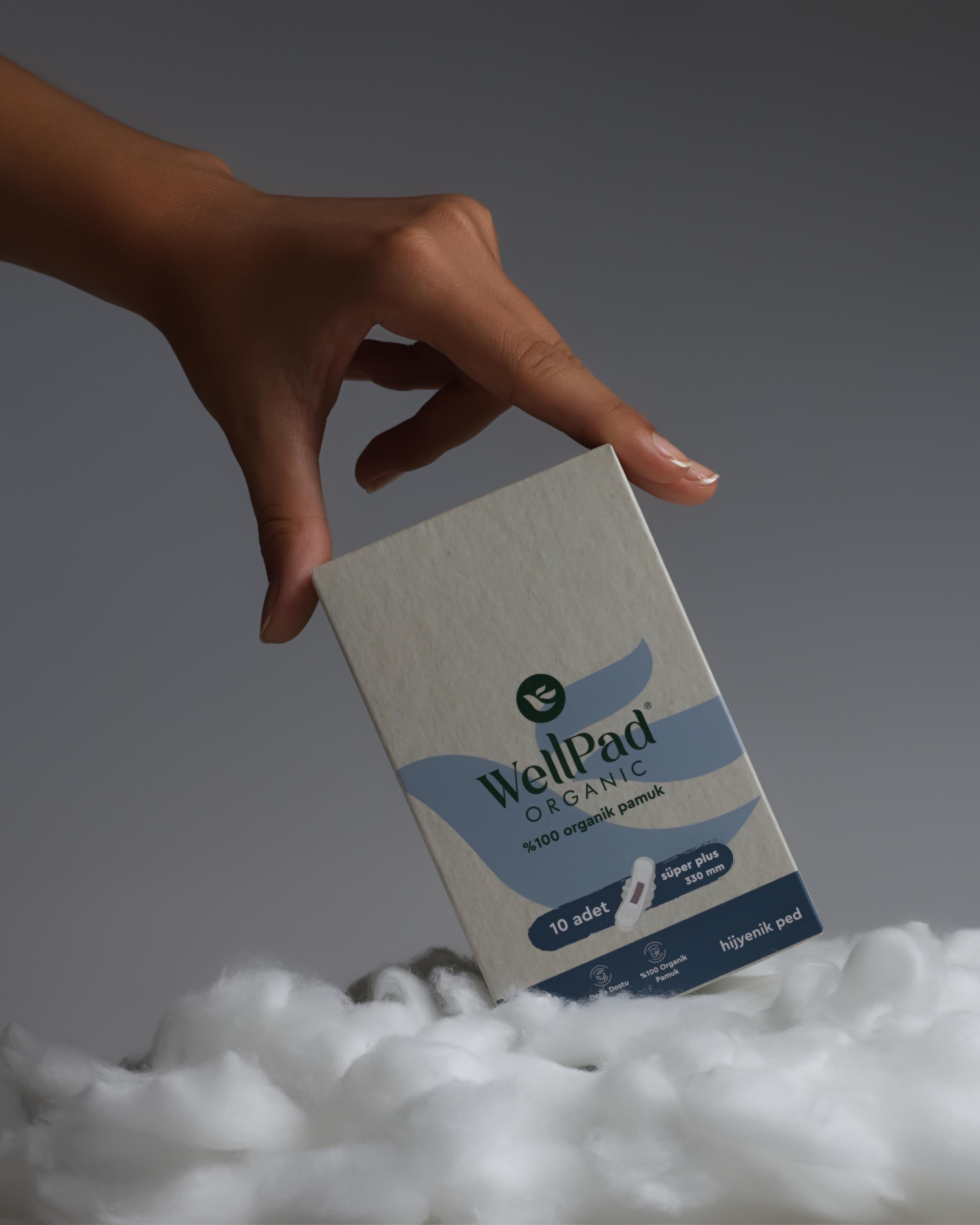 WellPad Organik Hijyenik Ped - Gece 10'lu