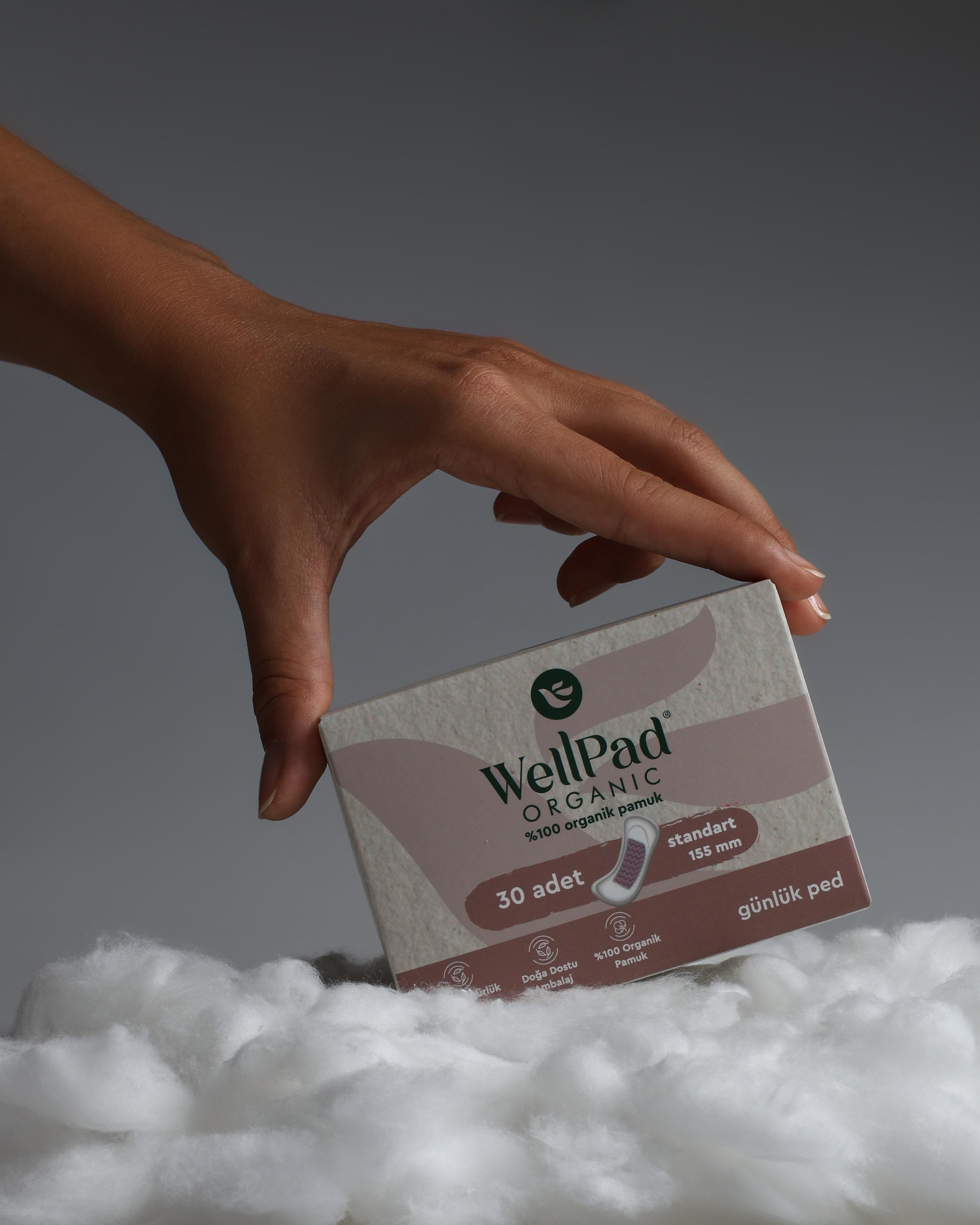 WellPad Organik Hijyenik Ped - Günlük 30'lu