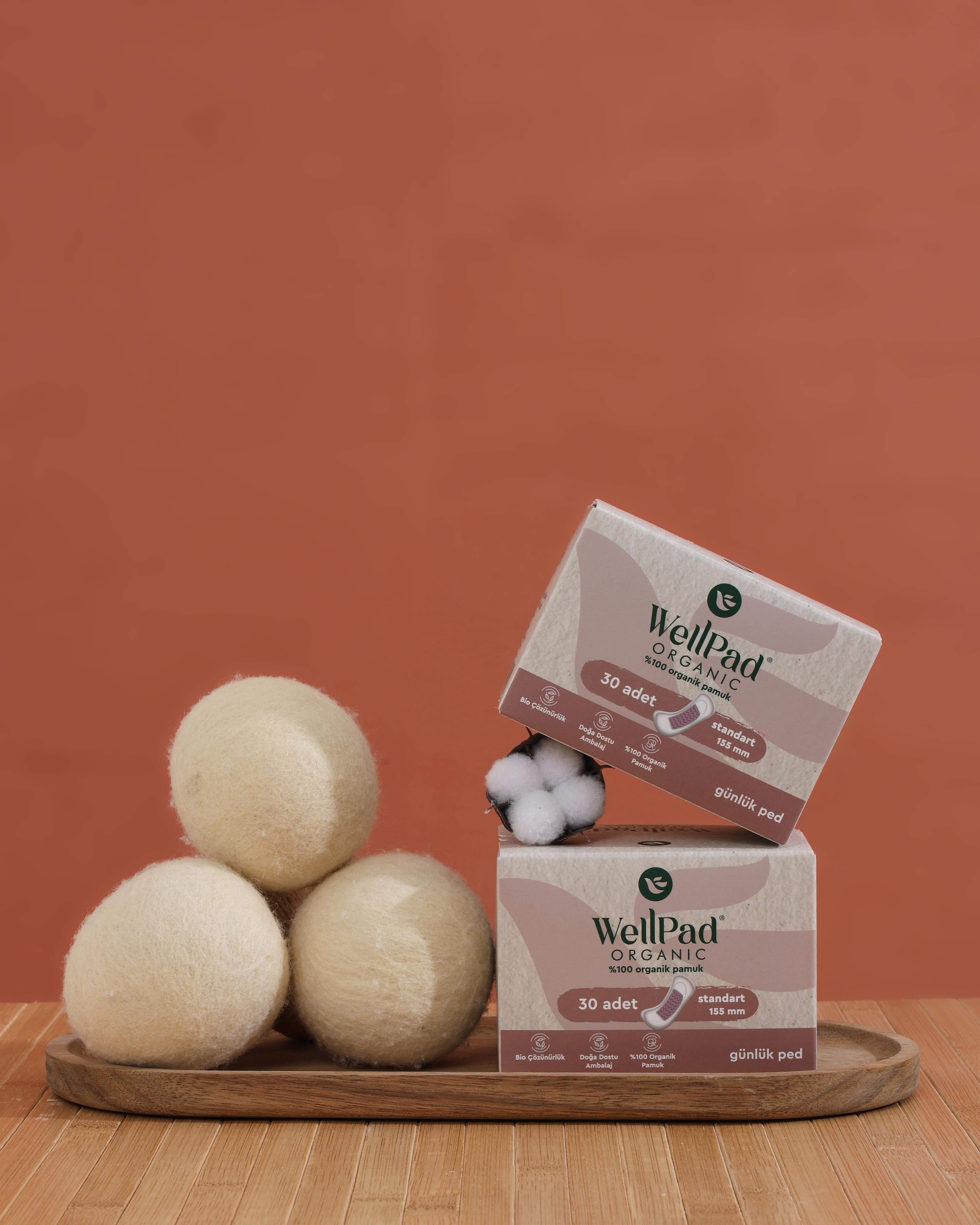 WellPad Organik Hijyenik Ped - Günlük 30'lu