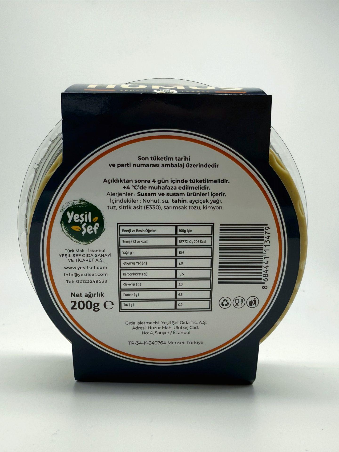 Yeşil Şef Klasik Humus 200gr