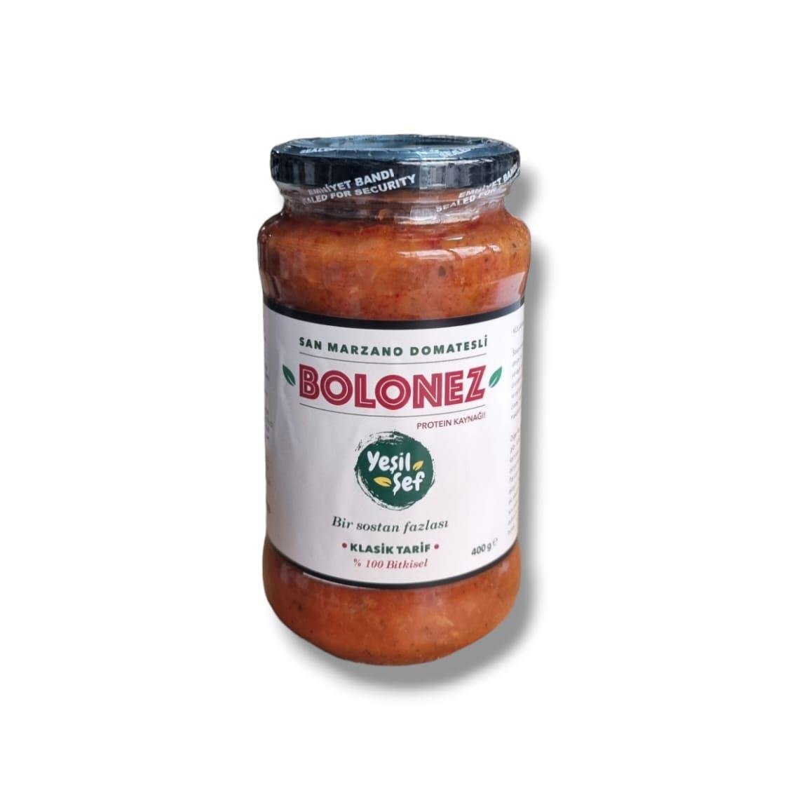 Yeşil Şef San Marzano Domatesli Bolonez Sos 400gr