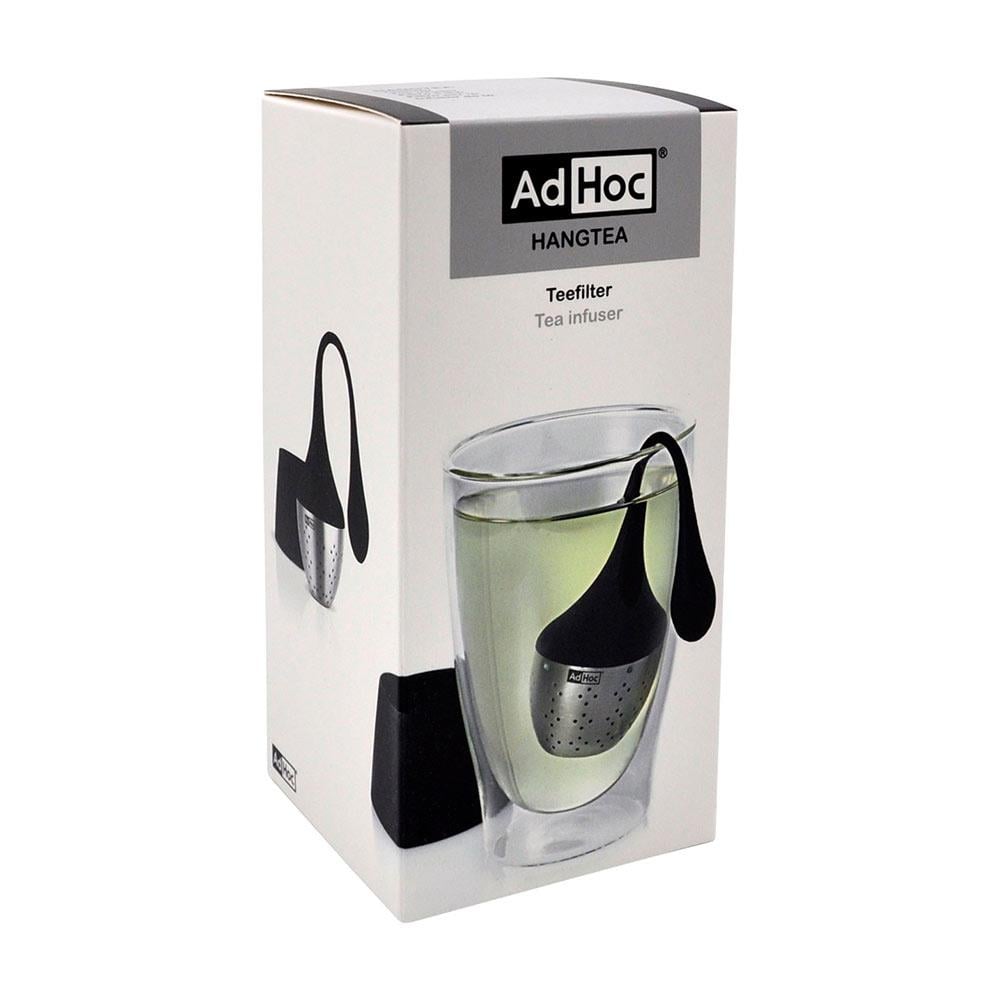 AdHoc Çay Süzgeci Askılı Tutucu Siyah Paslanmaz ÇelikAdHoc