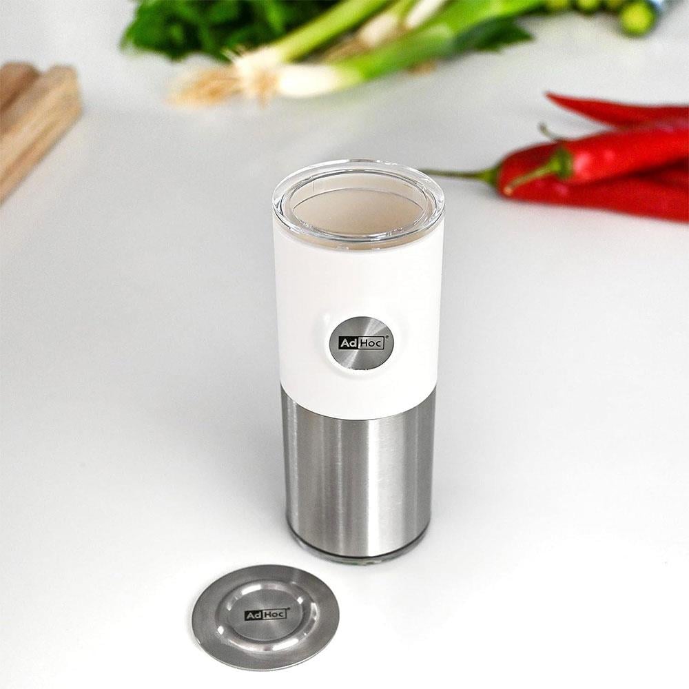 Adhoc Pepnetic Tuz ve Karabiber Değirmeni Manyetik BeyazAdHoc