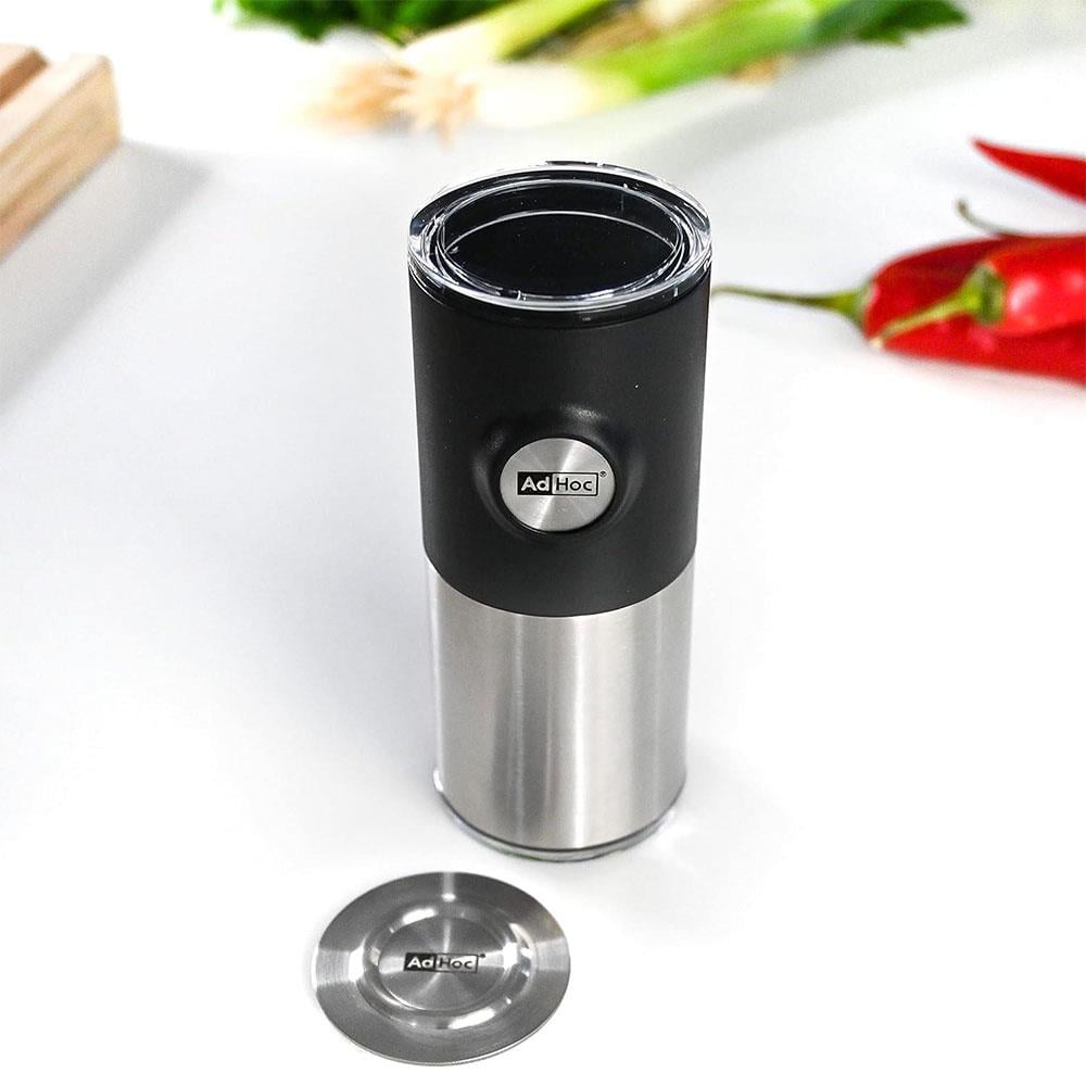 Adhoc Pepnetic Tuz ve Karabiber Değirmeni Manyetik SiyahAdHoc