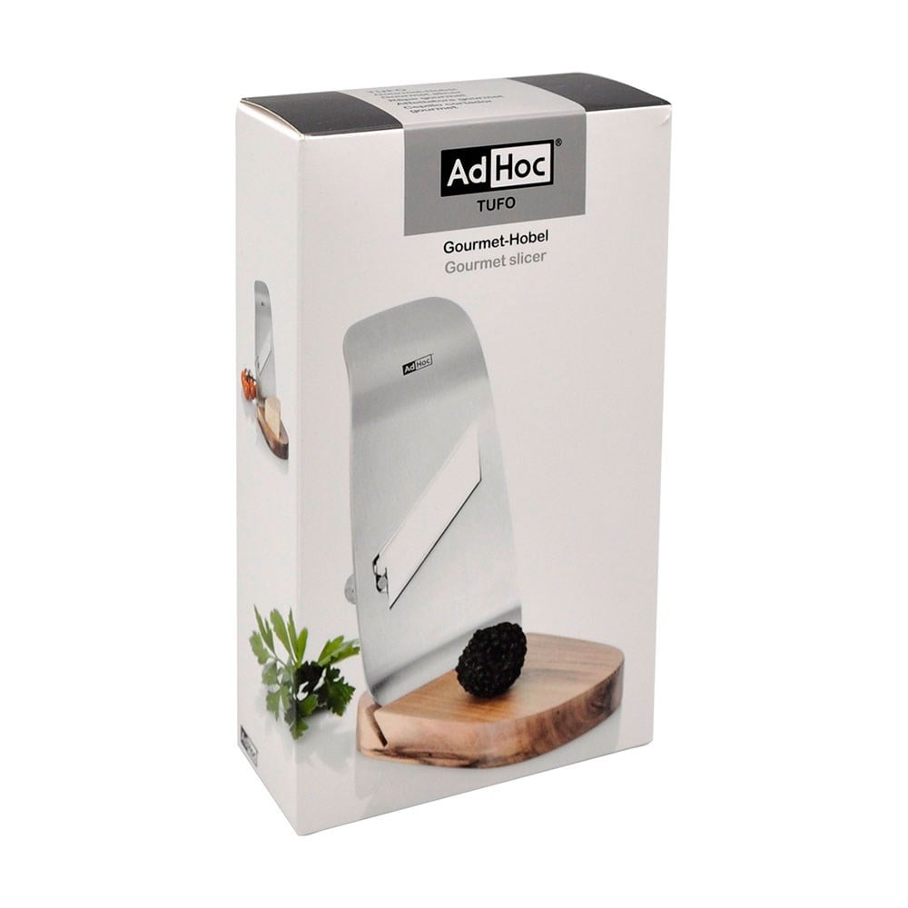 AdHoc Rende Gurme Dilimleyici Çelik - Ahşap StandlıAdHoc