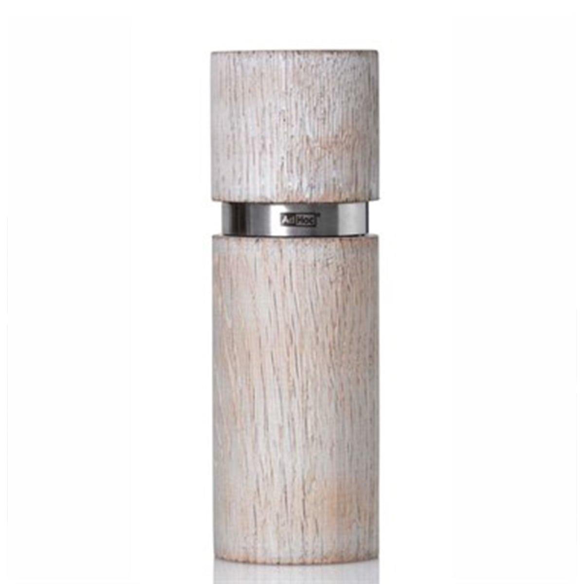 Adhoc Textura Antique Grande Tuz ve Karabiber Değirmeni BeyazAdHoc