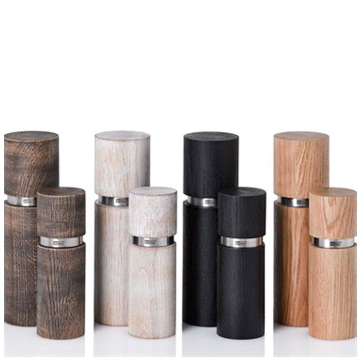 Adhoc Textura Antique Grande Tuz ve Karabiber Değirmeni BeyazAdHoc