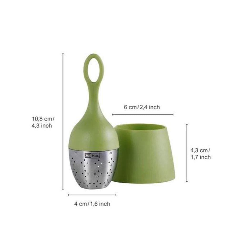 AdHoc Yüzen Çay Demleme Aparatı Standlı YeşilAdHoc