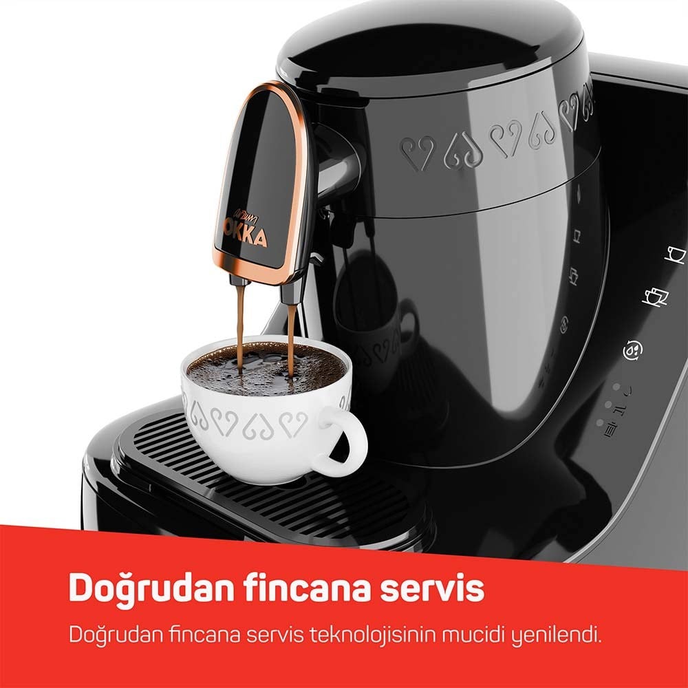 Arzum Okka 0040 Elite Türk Kahvesi Makinesi Bakır SiyahArzum