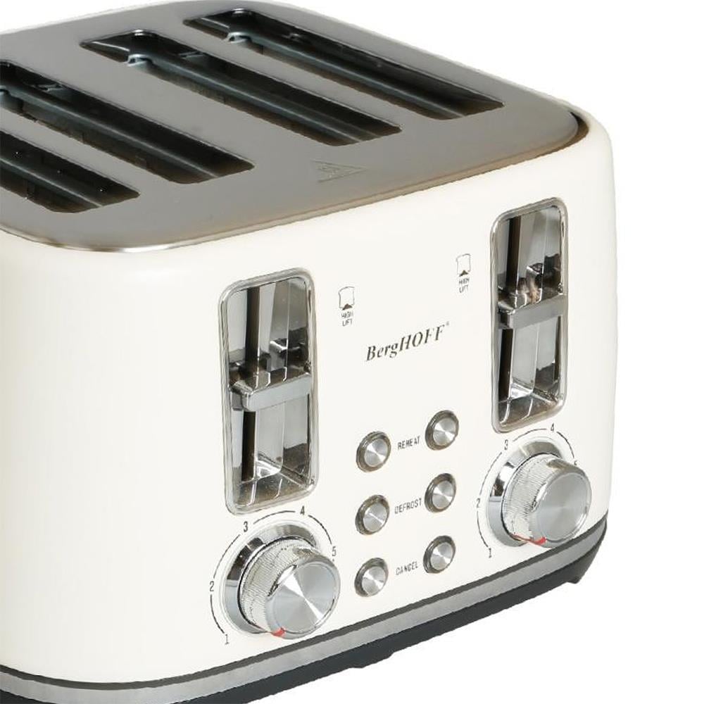 Berghoff Gem Ekmek Kızartma Makinesi 4 Dilim Vanilya KremBerghoff