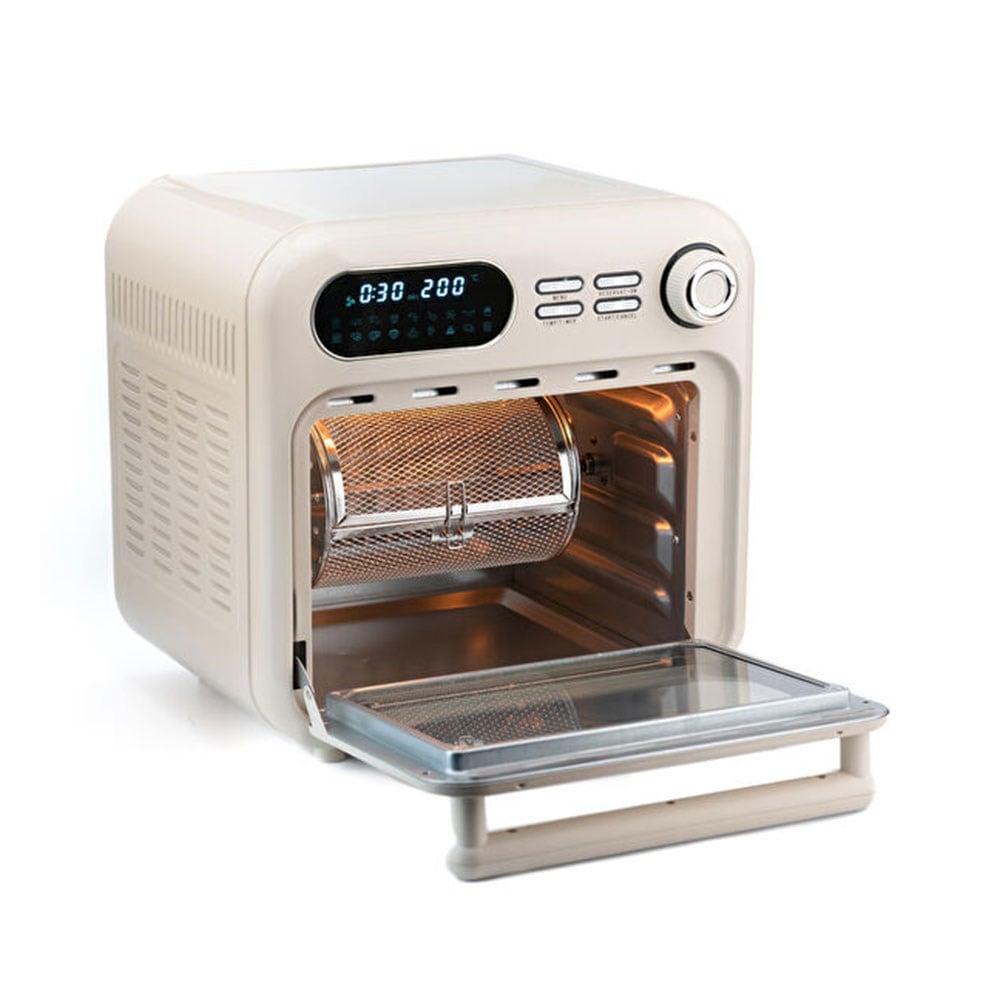 Berghoff Gem Retro Airfryer Özellikli Fırın 18 L Vanilya KremBerghoff