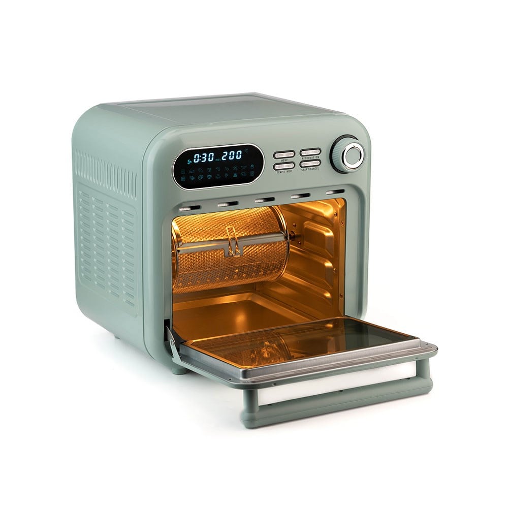 Berghoff Gem Retro Airfryer Özellikli Fırın 18 L Mint YeşilBerghoff
