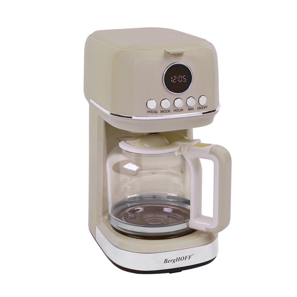 Berghoff Gem Retro Filtre Kahve Makinesi Vanilya KremBerghoff