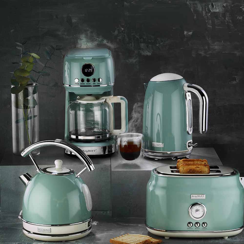 Berghoff Gem Retro Filtre Kahve Makinesi Mint YeşilBerghoff