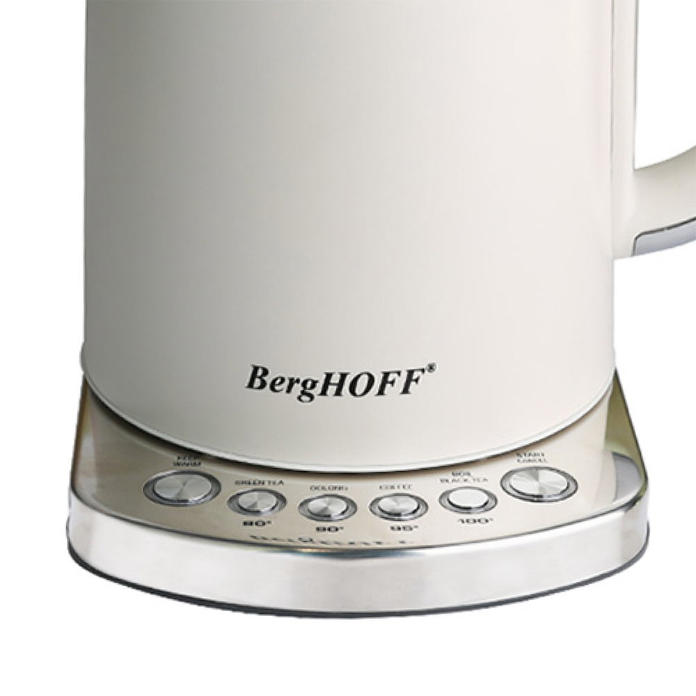 Berghoff Gem Retro Kettle 1,7 L Vanilya KremBerghoff