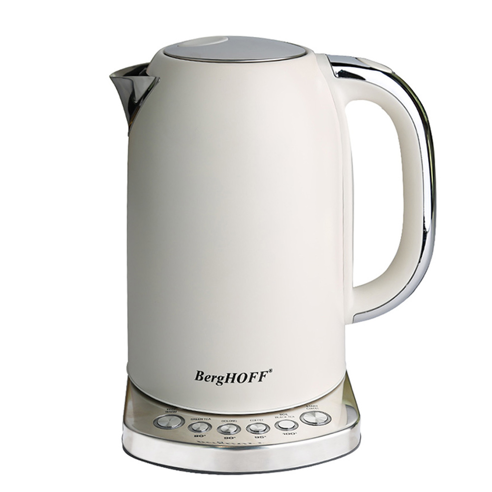 Berghoff Gem Retro Kettle 1,7 L Vanilya KremBerghoff