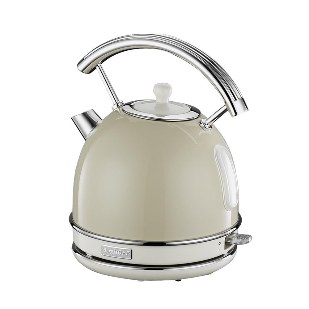 Berghoff Gem Retro Kettle Yuvarlak 1,7 L Vanilya KremBerghoff