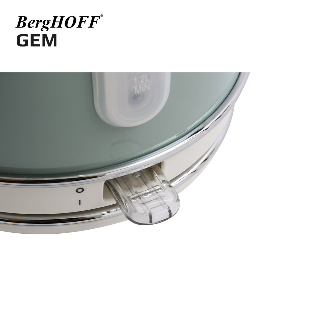 Berghoff Gem Retro Kettle Yuvarlak 1,7 L Mint YeşilBerghoff