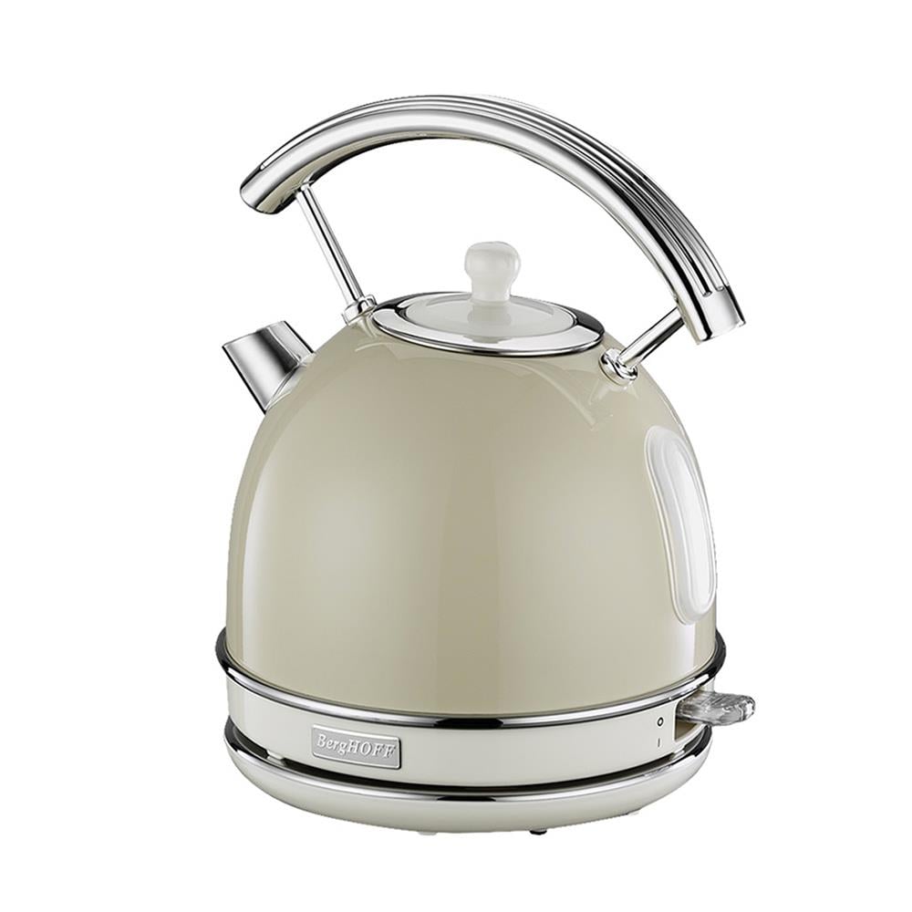 Berghoff Gem Retro Kettle Yuvarlak 1,7 L Vanilya KremBerghoff