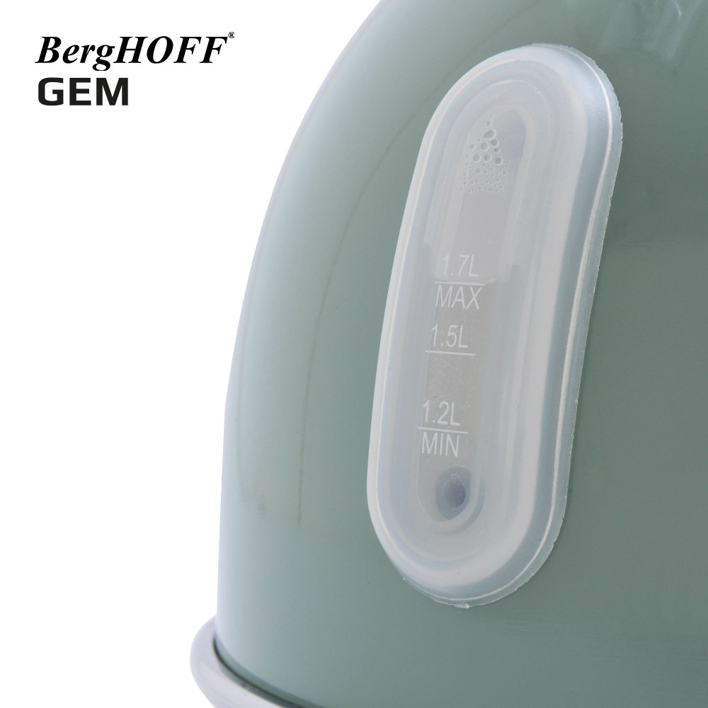 Berghoff Gem Retro Kettle Yuvarlak 1,7 L Mint YeşilBerghoff