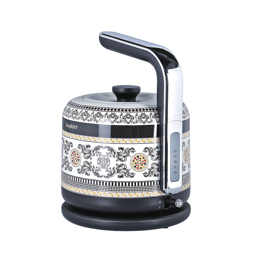 Berghoff Gem Royal Kettle 1,7 L Siyah Sarı DesenliBerghoff