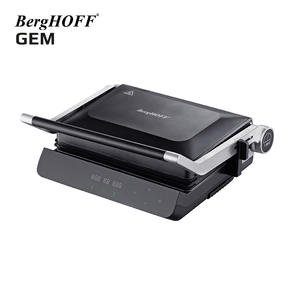 Berghoff Gem Titan Contact Izgara ve Tost Makinesi SiyahBerghoff