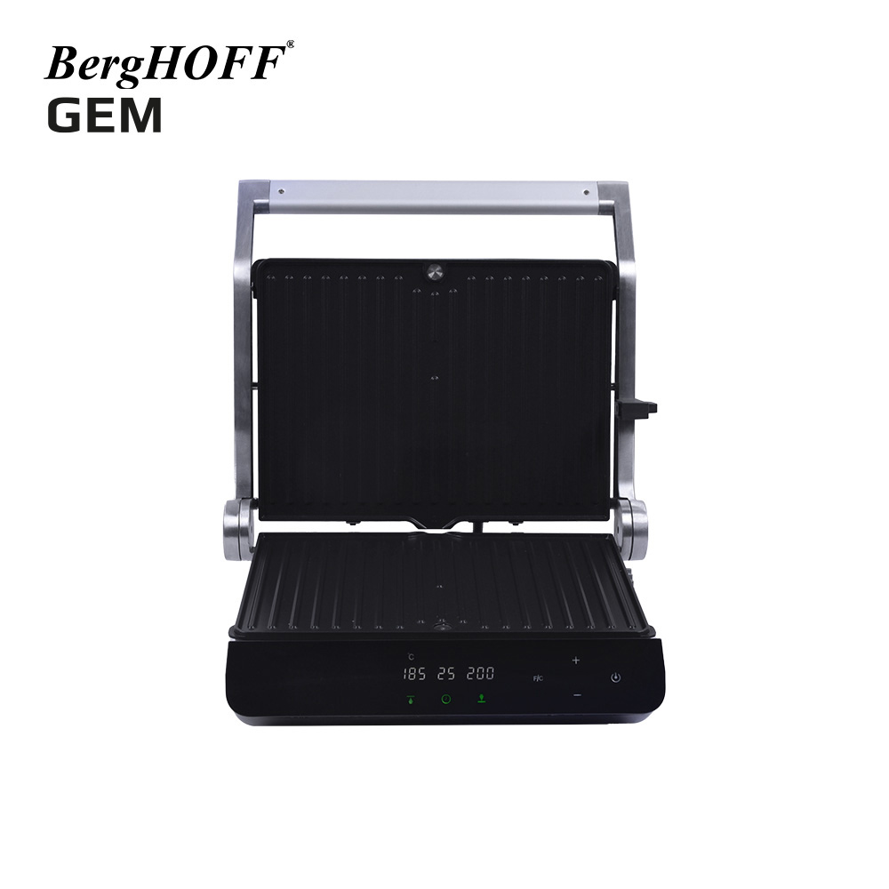 Berghoff Gem Titan Izgara ve Tost Makinesi Gümüş GriBerghoff