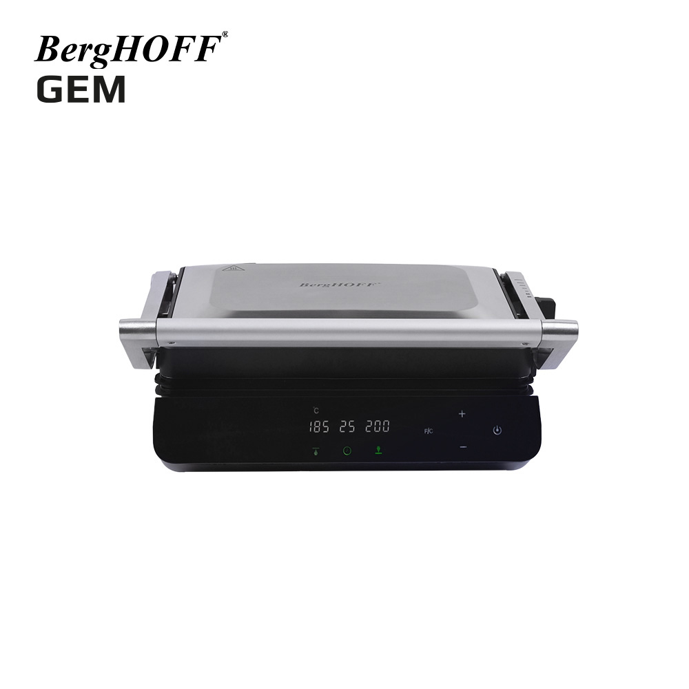 Berghoff Gem Titan Izgara ve Tost Makinesi Gümüş GriBerghoff